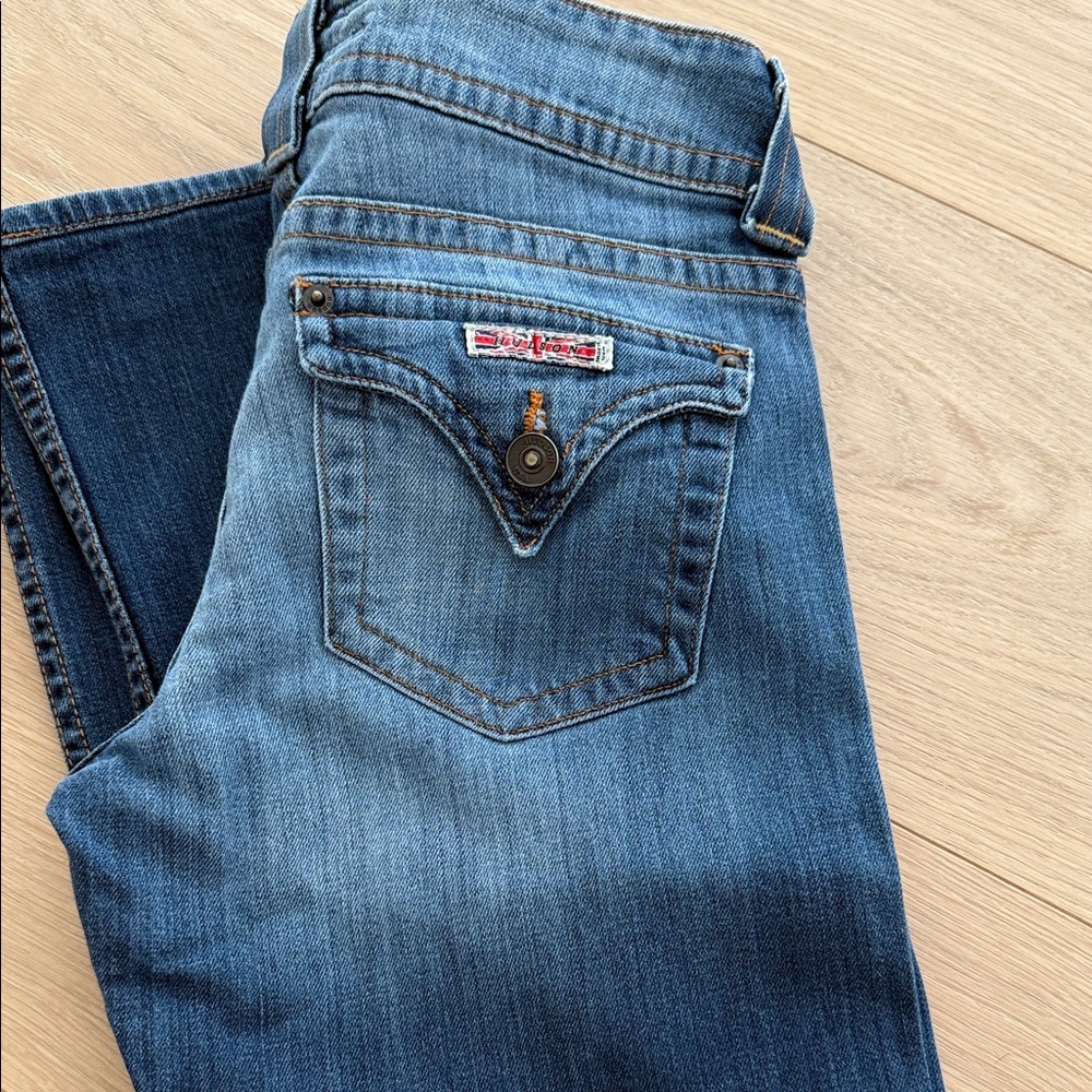 Hudson Jeans Women's Blue Straight Leg Denim